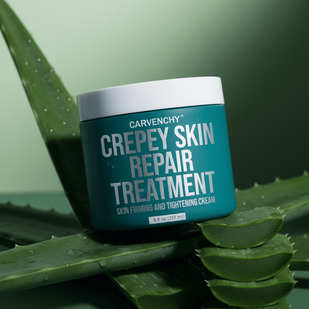 Crepey Skin Repair Cream – Firm & Smooth Lotion for Face & Neck